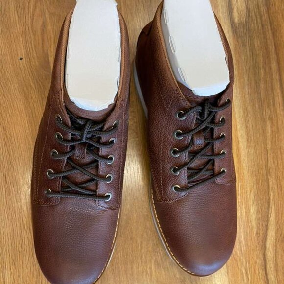 TIMBERLAND MENS REDWOOD EDGE MID LACE CHUKKA BOOT DARK BROWNFULL GRAIN A6CW2-W01 - Picture 2 of 7